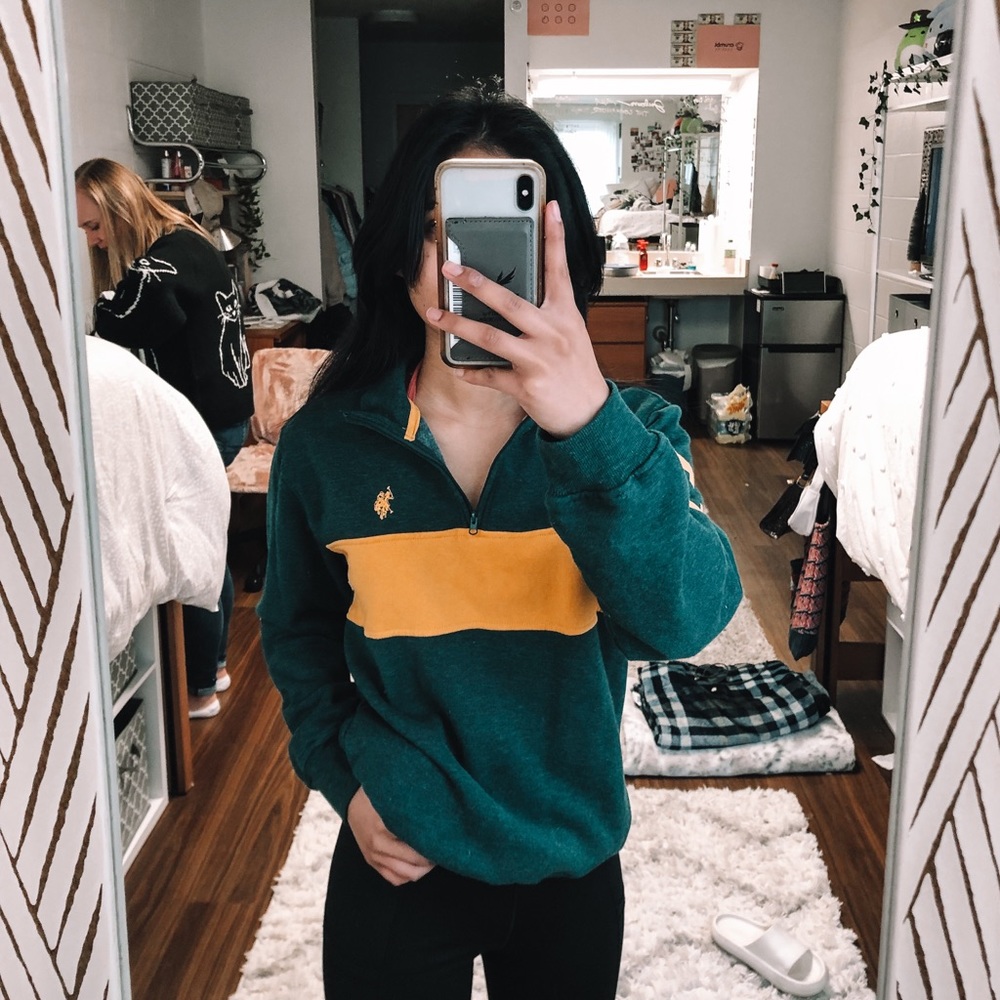 polo quarter zip
